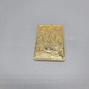 Pokemon Charizard Gold Plated 23K Burger King Trading Card Promo 199